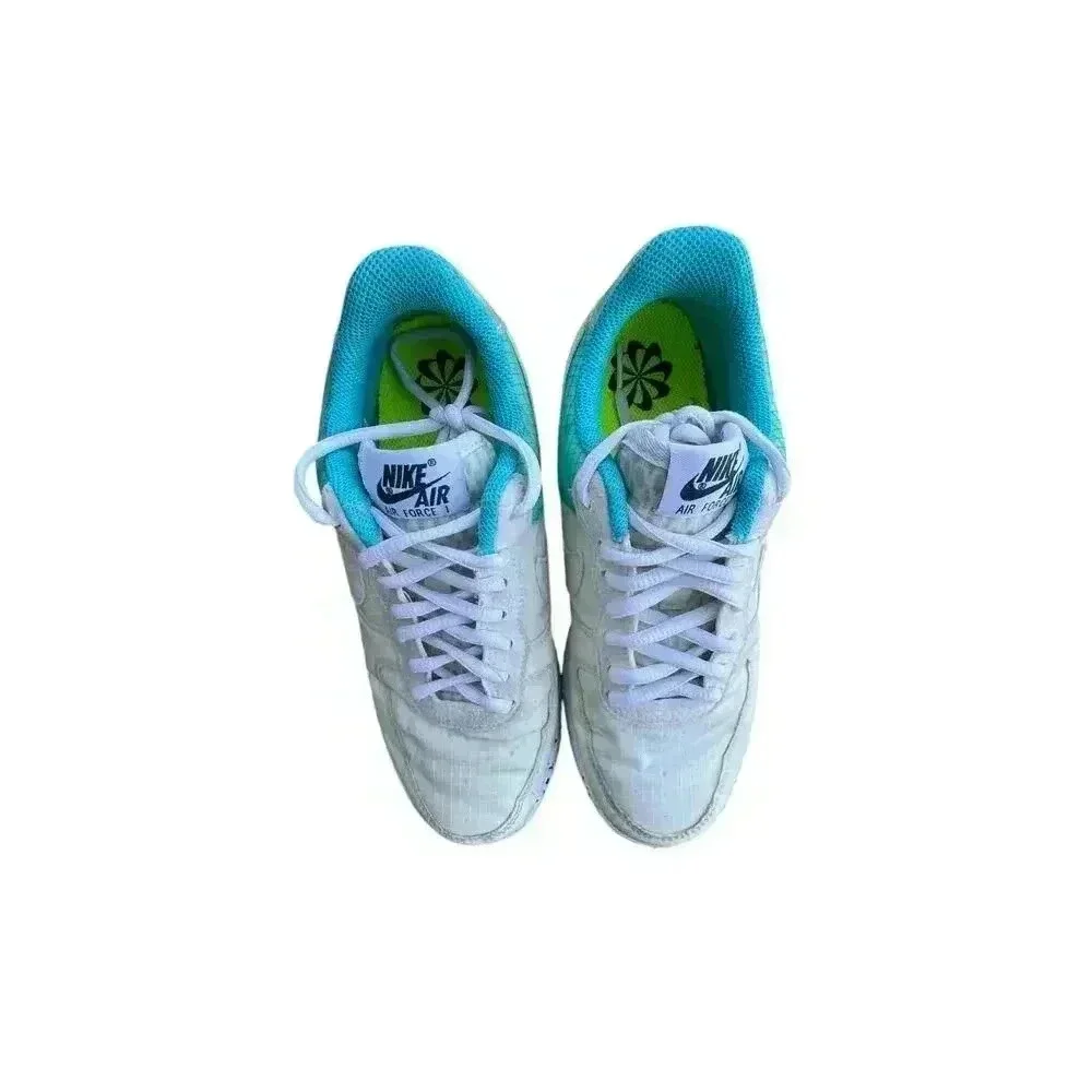 Nike Air Force 1 Crater M2Z2 Move To Zero White Turq (DO7692-101) Women’s Size 8